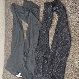 2 Pack- Black & Gray SetLauren Conrad Black Polka Dot Leggings